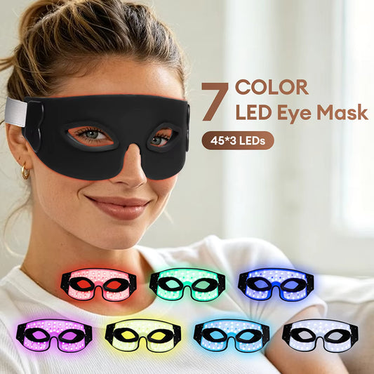 7-Color Flexible Silicone LED Photon Eye Mask