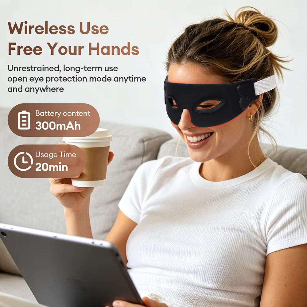 7-Color Flexible Silicone LED Photon Eye Mask