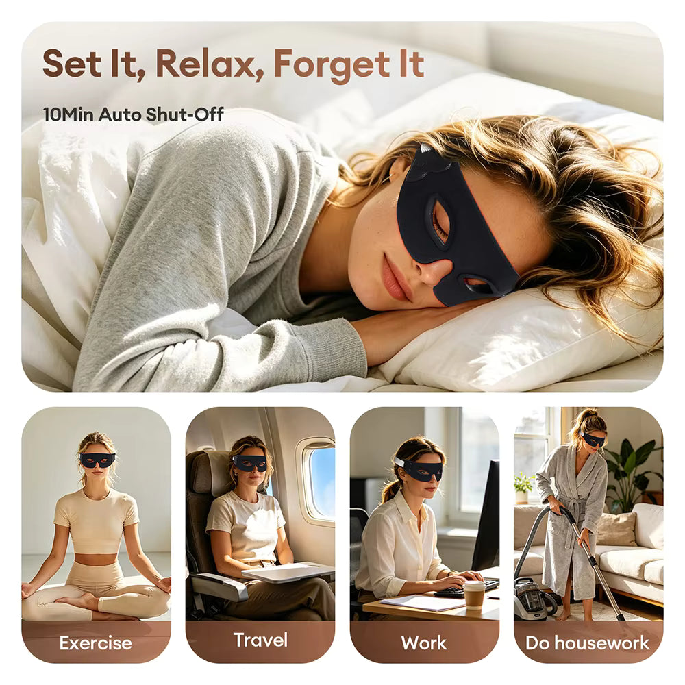 7-Color Flexible Silicone LED Photon Eye Mask