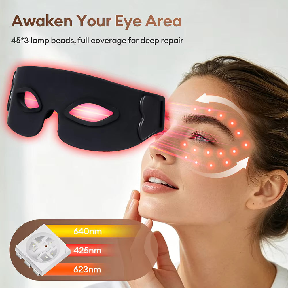 7-Color Flexible Silicone LED Photon Eye Mask