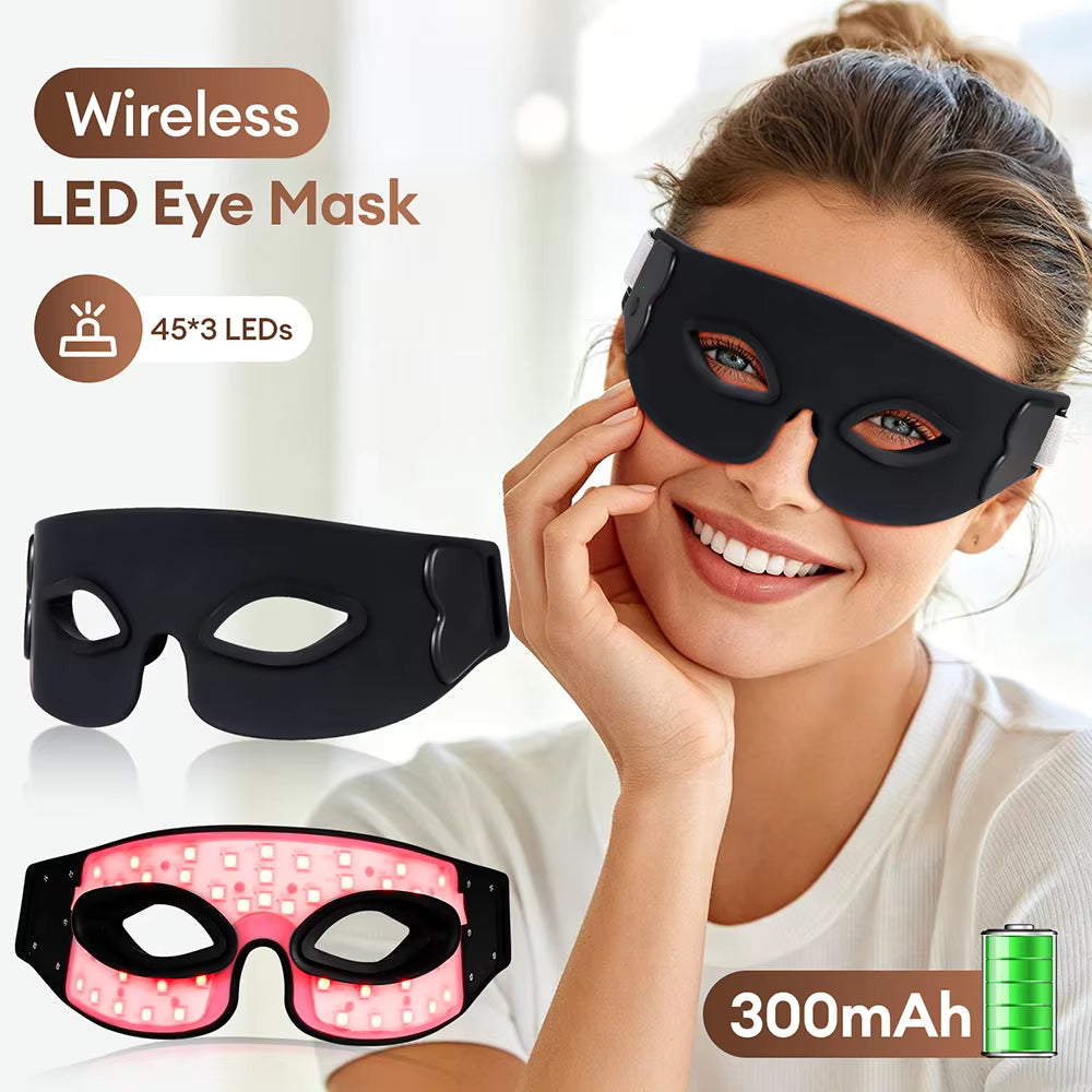 7-Color Flexible Silicone LED Photon Eye Mask